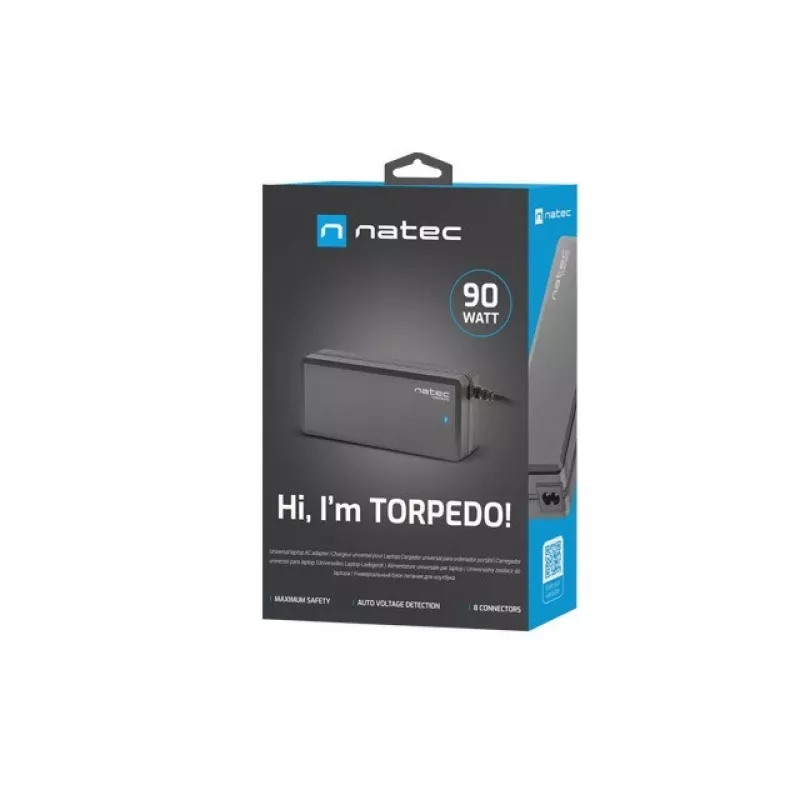 Maitinimo adapteris inverteris NATEC Torpedo UNI-90