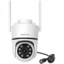 Foscam PD5 5 MP belaidė Wi-Fi stebėjimo kamera, baltos spalvos