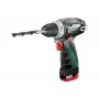 Pistolinis gręžtuvas Metabo POWERMAXX BS BASIC 1400 RPM, 800 g, greitai užveržiama griebtuvė