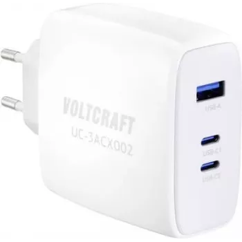 VOLTCRAFT VC-12910570 USB įkroviklio lizdas patalpoms, išėjimo srovė maks. 5 A, 3