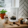 Adler AD 4383w Kavos virimo aparatas su lašeline sistema 1,5 l baltas