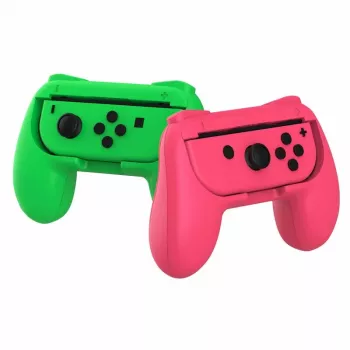 SUBSONIC SA5490-1 valdiklio rankena rožinė/žalia, skirta Nintendo Switch