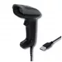 Rankinis brūkšninių kodų skaitytuvas QOLTEC 50863 – 1D/2D skaitytuvas, USB laidinis, LED jutiklis, juodas, 5V, 1,8 m laidas
