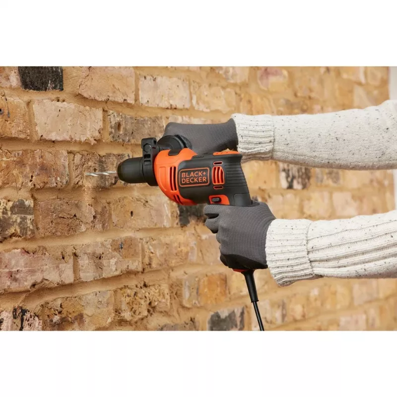 Plytinis grąžtas Black & Decker BEH710-QS 2800 RPM Juodas, Oranžinis