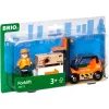 Žaidimo transporto priemonė ir bėgių priedas Ravensburger BRIO 33573 – 4 dalių įvairiaspalvis rinkinys, rekomenduojamas nuo 0,3 metų