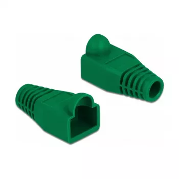 Įtempimo mažinimo elementas RJ45 kištukui DeLOCK 86726 žalias 20 vnt.