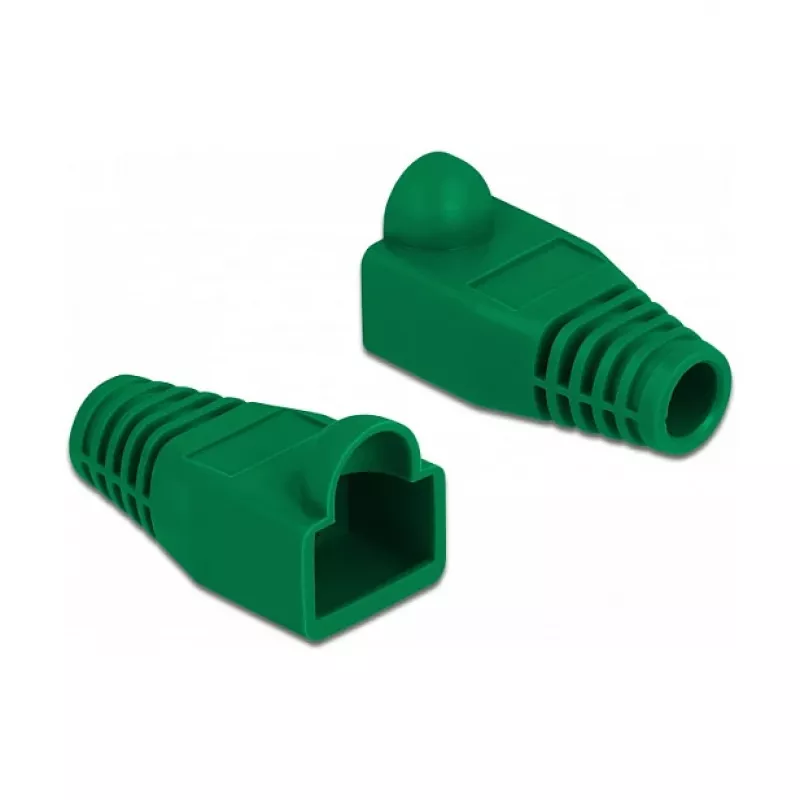 Įtempimo mažinimo elementas RJ45 kištukui DeLOCK 86726 žalias 20 vnt.
