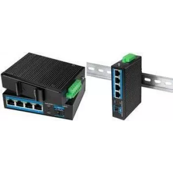 LOGILINK NS204 4 prievadų Gigabit eterneto komutatorius su 1x SFP lizdu