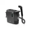 ETA 721490000 Steam&Clean daugiafunkcis garinis valytuvas su siurbimu, 2000 W, 1,3 L, juodas