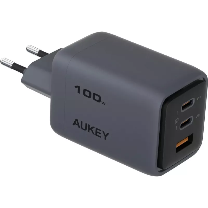 Comet Mix 3 sieninis įkroviklis PA-C5 3xUSB (2xUSB-C ir 1xUSB-A) 100W 5A QC5.0 PD3.0 AFC PPS FCP SCP