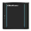 19 colių stelažo spinta QOLTEC 54464 12U 600x635x450 mm juoda