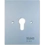 Metalinė dengiamoji plokštelė 125x100mm be simbolių 6.28 WUG (6.28WUG)