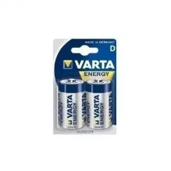 Vienkartinė baterija Varta ENERGY D, 1,5 V, 2 vnt.