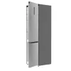 Šaldytuvas su šaldikliu Gorenje NRB620E61X4WFE, laisvai pastatomas, nerūdijantis plienas, bendras tūris 413 L, šaldiklis apačioje 130 L, NoFrost, LED ekranas