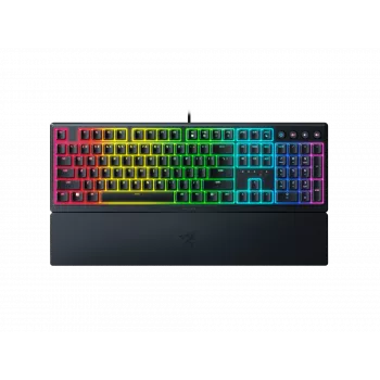 Laidinė žaidimų klaviatūra Razer Ornata V3 – membraninė-mechaninė hibridinė, RGB LED apšvietimas, USB
