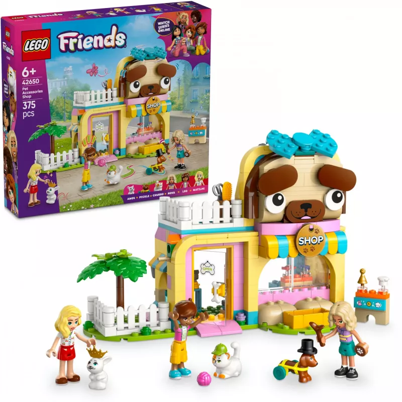 LEGO FRIENDS 42650 Naminių gyvūnėlių aksesuarų parduotuvė