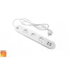 Išmanusis maitinimo blokas Denver SHP-300U 3 AC lizdai E tipas 4 USB-A baltas