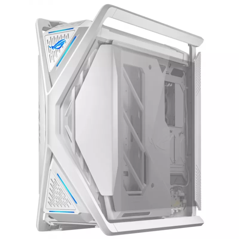 ASUS ROG GR701 Hyperion White, PC korpusas, baltas, ATX, EATX, micro ATX, Mini-ITX, aliuminis, daugiafunkcis, priekinis