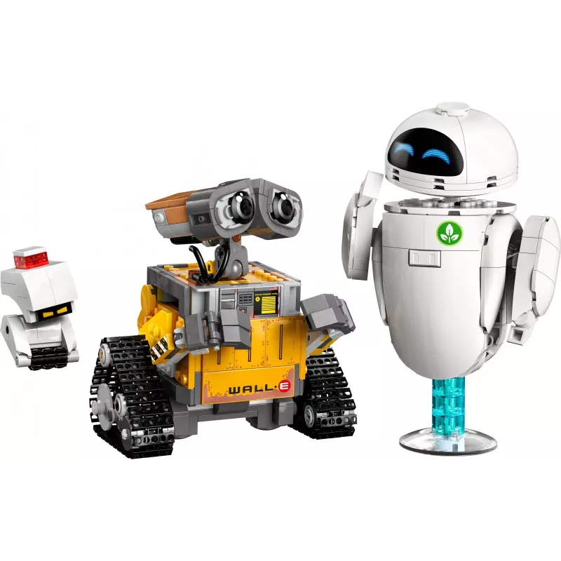 LEGO Disney Pixar 43279 WALL-E ir EVE statybinis konstruktorius, 811 detalių, 18+