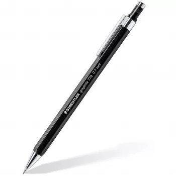 Mechaninis pieštukas Staedtler 778 07-9, šešiakampis korpusas, juodas, 0,7 mm švinas