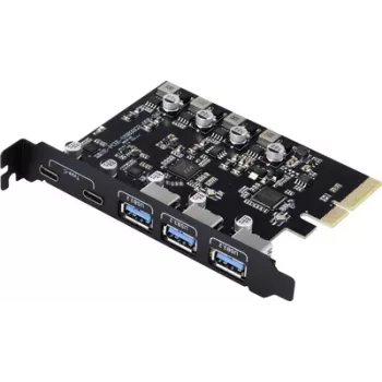 Renkforce RF-6613196 3+2 prievadų USB 3.2 Gen 2 valdiklio plokštė su USB-C® (USB 3.2 Gen 2)