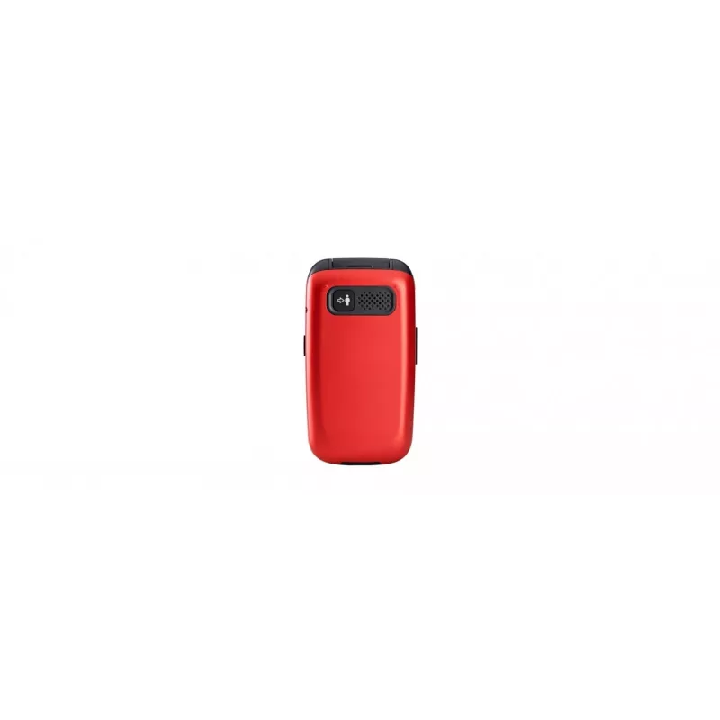 Panasonic KX-TU550 EXR mobilusis telefonas senjorams, 4G, 2,8 colio, atverčiamas, raudonas