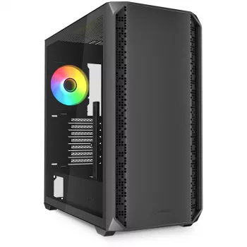 Korpusas Sharkoon AK2 RGB Midi Tower Juodas