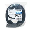 LOGILINK KAB0047 Lankstus kabelių organizatorius su užtrauktuku, juodas 2m
