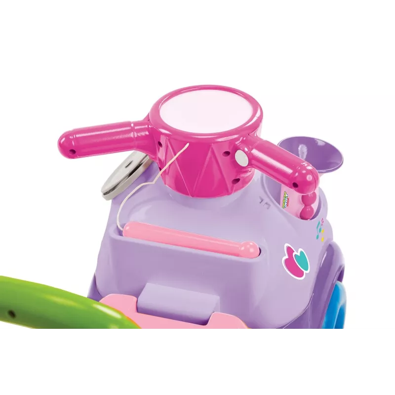 Vaikiškas važinėjamas žaislas Fisher Price Musical Parade violetinis