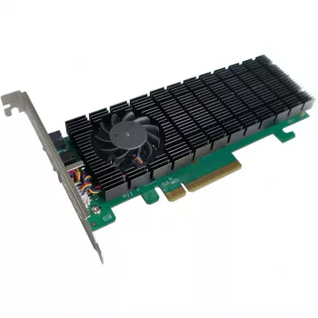 HighPoint SSD6202A 2x M.2 PCIe Gen3 x8 NVMe valdiklio plokštė