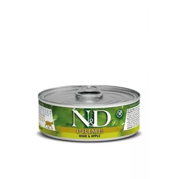 Šlapias ėdalas katėms Farmina N&D Prime Boar & Apple pouch 70 g – suaugusioms, 13% baltymų, 75% drėgmės, be glitimo