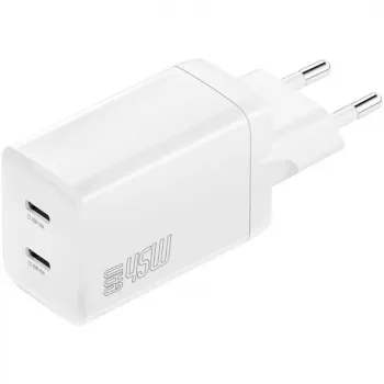 Kroviklis patalpoms 4smarts 540400 PDPlug Dual 45W GaN