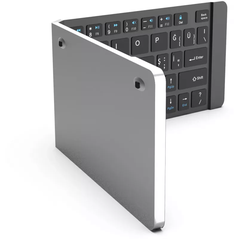Belaidė klaviatūra Inca IBK-579BT Bluetooth 66 klavišų Metalinis sidabras