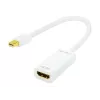 Vaizdo kabelio adapteris LOGILINK Mini DisplayPort į HDMI Type A CV0036A, 0,1 m, pilka