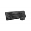 Belaidės klaviatūros ir pelės rinkinys Logitech MK250 Compact