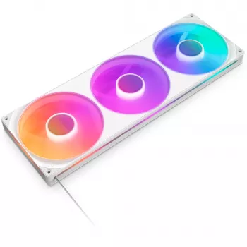 Ventiliatorių rinkinys NZXT F420 RGB Core baltas (RF-U42HF-W1)