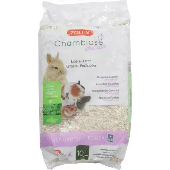 Kraikas besikaupiantis ZOLUX Chambiose Nature 10 L – natūralūs augaliniai granulės, 1,5 kg