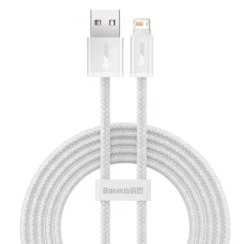 Baseus Dynamic laidas USB į Lightning, 2.4A, 2m (Baltas)