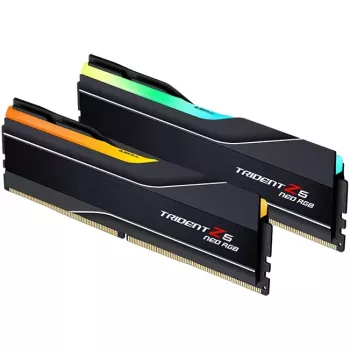 G.Skill Trident Z5 Neo RGB - DDR5 - Kit - 32GB: 2 x 16GB - DIMM 288-PIN - 6400 MHz / PC5-51200 - CL32 - on-die ECC - mattschwarz (F5-6400J3239G16GX2-T