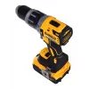 Belaidžių įrankių rinkinys DeWALT DCK2080P2T-QW – 18V Li-Ion 5Ah (2x), DCG405 šlifuoklis, gręžtuvas/suktuvas, M14 šlifavimo diskas, laikymo dėžė