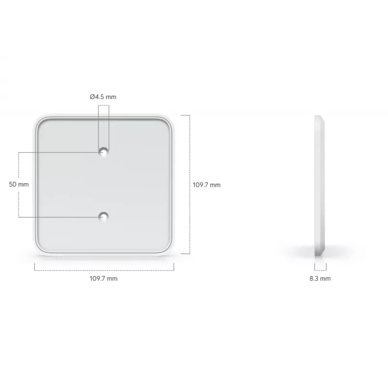 Ubiquiti UACC-FM-16cm magnetinis sieninis laikiklis polikarbonatas baltas 109,7 mm