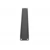 Extralink Front Blank Panel 1U 19 colio juodas plieninis užpildymo skydelis