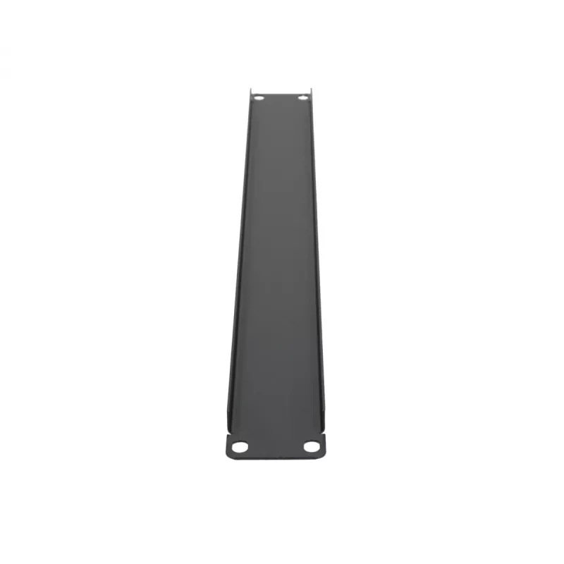 Extralink Front Blank Panel 1U 19 colio juodas plieninis užpildymo skydelis