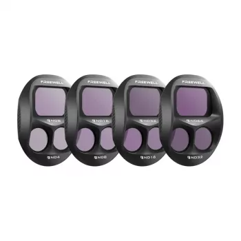 Neutral Density filtrų rinkinys Freewell, skirtas DJI Mavic 4 Pro Standard Day (4 vnt.)