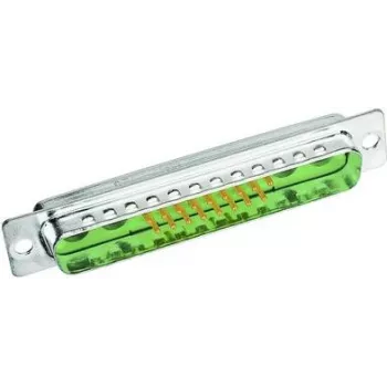 Kištukinis D-Sub 2 jungtis Harting 09 69 211 5072 žalia metalizuota