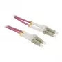 Synergy 21 100m OM4 LC-LC šviesolaidinis šuolis 100 m OM4 LC-LC vyriškas/vyriškas violetinis