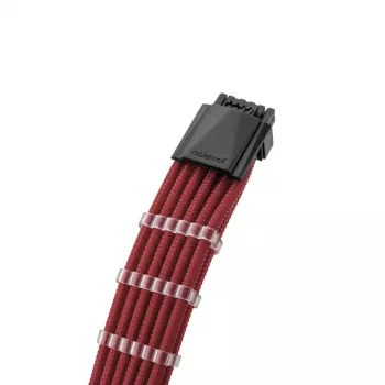 CableMod C-Series PRO ModMesh 12VHPWR į 3x PCI-e laidas, skirtas Corsair - 60cm, tamsiai raudonas