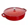 Staub Roaster Chistera 28 cm apvali vyšninė raudona 40511-474-0