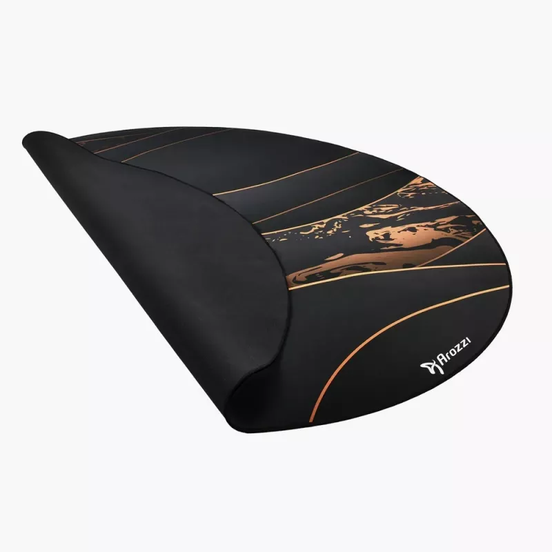 Arozzi Zona Round Floor Pad Black/Gold – apskritas apsauginis kilimėlis grindims