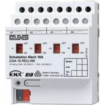 JUNG 2304.16 REGHM - KNX įrenginys - 150 mW - Balta - VDE - 3680 W - 250-400 V - 16 A